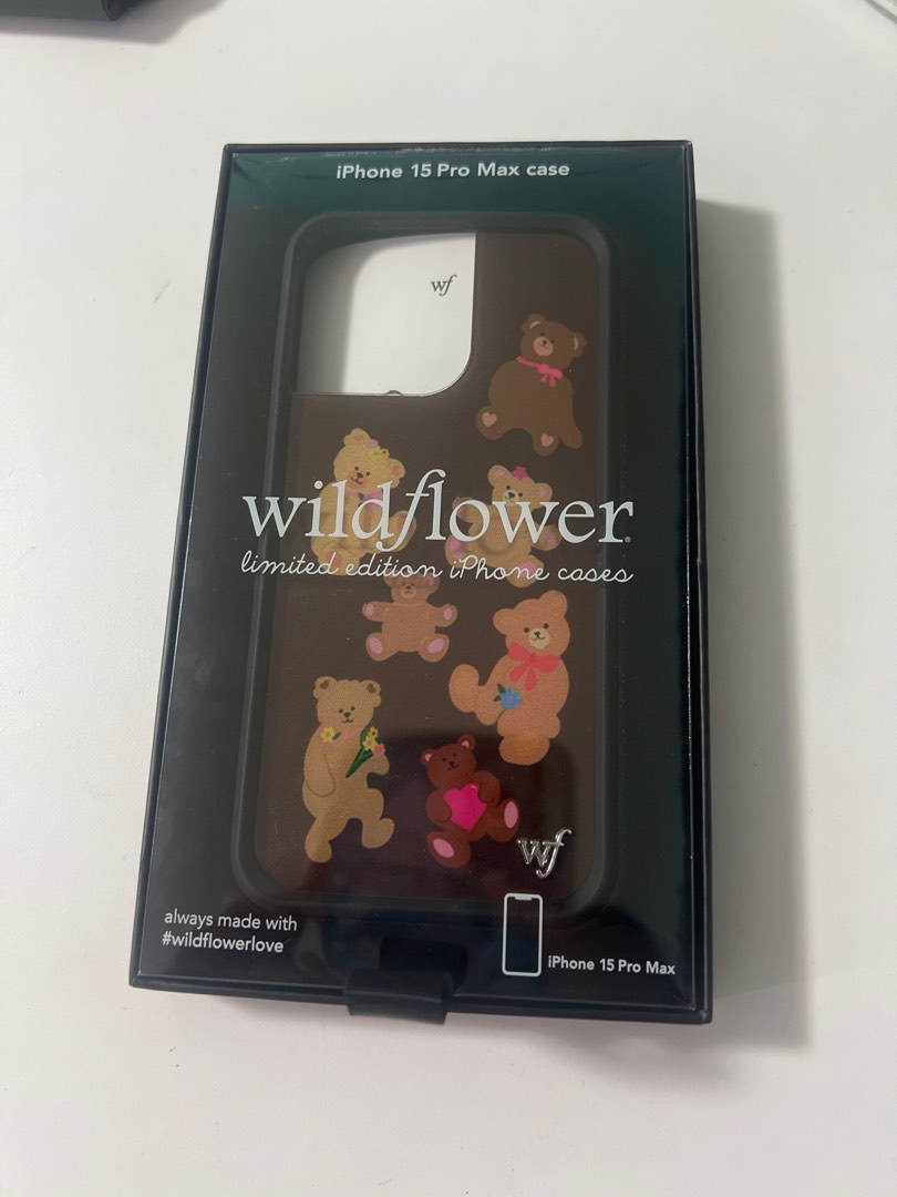 Wildflower Cases Beary Cute iPhone 15 Pro Max Case, Mobile Phones