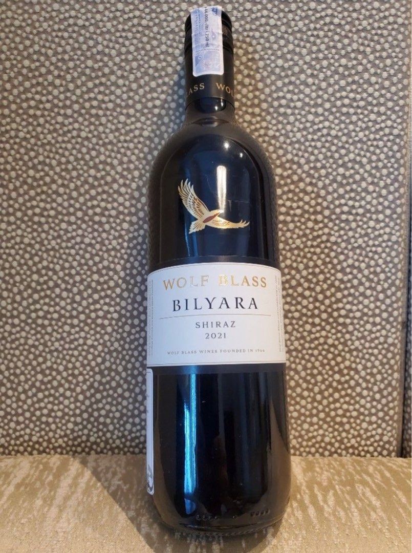 Wolf Blass Shiraz Red Wine, Food & Drinks, Alcoholic Beverages on Carousell