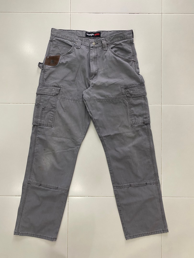 Wrangler ripstop cargo pants, Men's Fashion, Bottoms, Jeans on Carousell