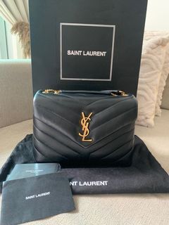 Saint Laurent Lou Lou Camera Bag-Dark Beige, Luxury, Bags & Wallets on  Carousell