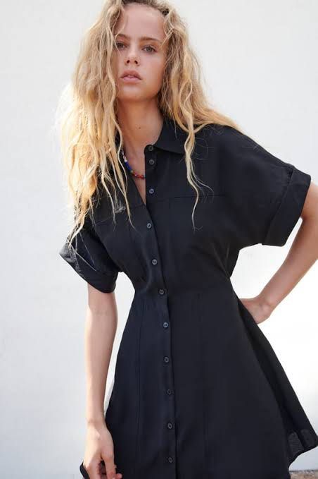 Zara 2025 lyocell dress