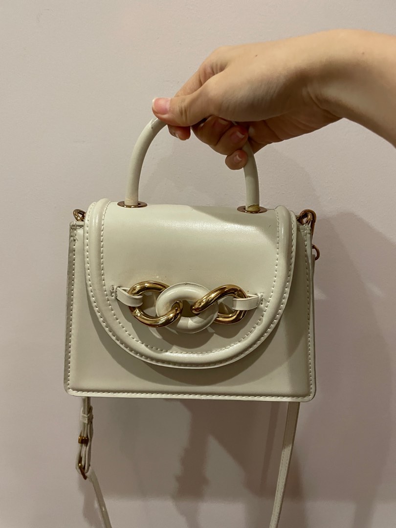 Zara white crossbody bag deals