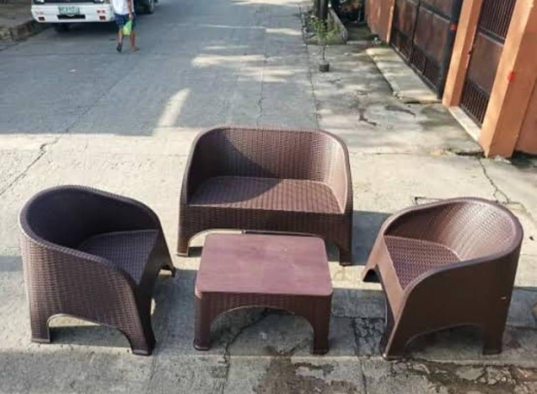 Zooey modern deals rattan sala set