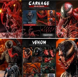 1 SET ⚠️ STOCK ! Hot Toys Carnage Venom MMS620 MMS626