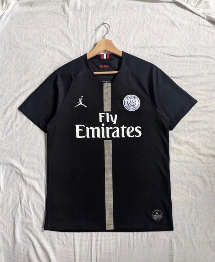 2018 19 PSG X Jordan Home soccer football jersey kit rare retro