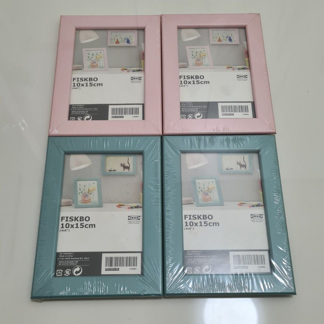 FISKBO Frame, light pink, 4x6 - IKEA