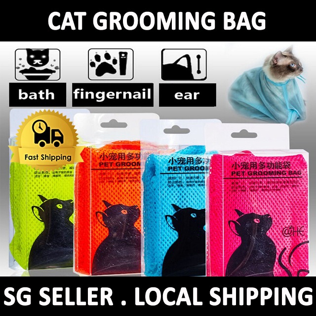 Cat grooming discount bag reviews