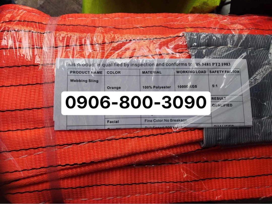 6 Meters  Sling Belt (10Ton), Commercial & Industrial, Construction
