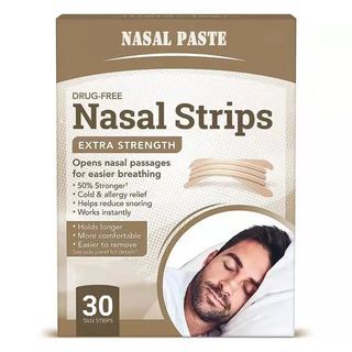 ♥️ ANTI SNORING Nasal strips (30pcs) improve breathing sleep apnea relieve nasal congestion from colds allergies 66 x 19mm NEW ARRIVALS!