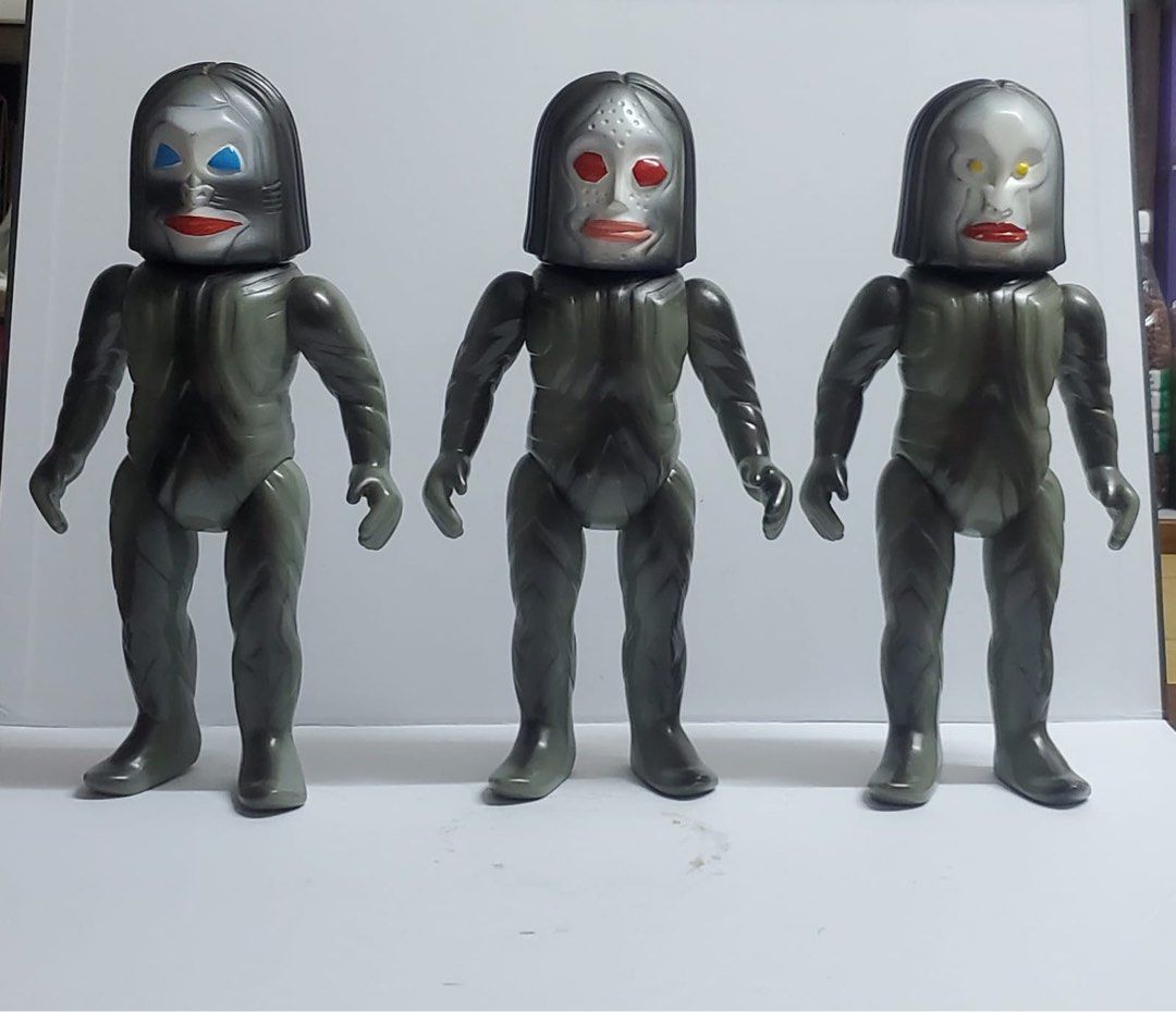 罕有M1 號懷舊搪膠達達星人Set sofubi, 興趣及遊戲, 玩具& 遊戲