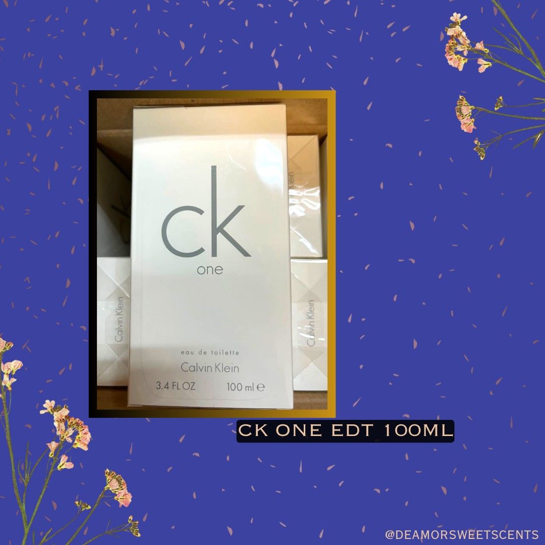 🎉 SEPTEMBER SALE🎉CK ONE EDT 100ML, Beauty & Personal Care