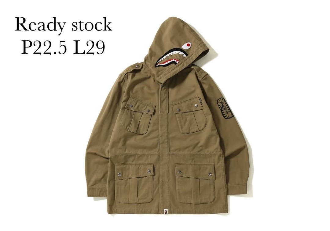Bape parachute jacket new arrivals
