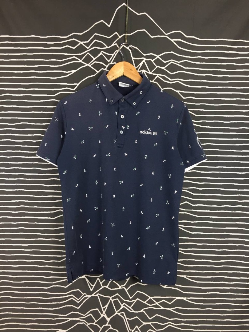 Embroidered adidas golf shirts 2025