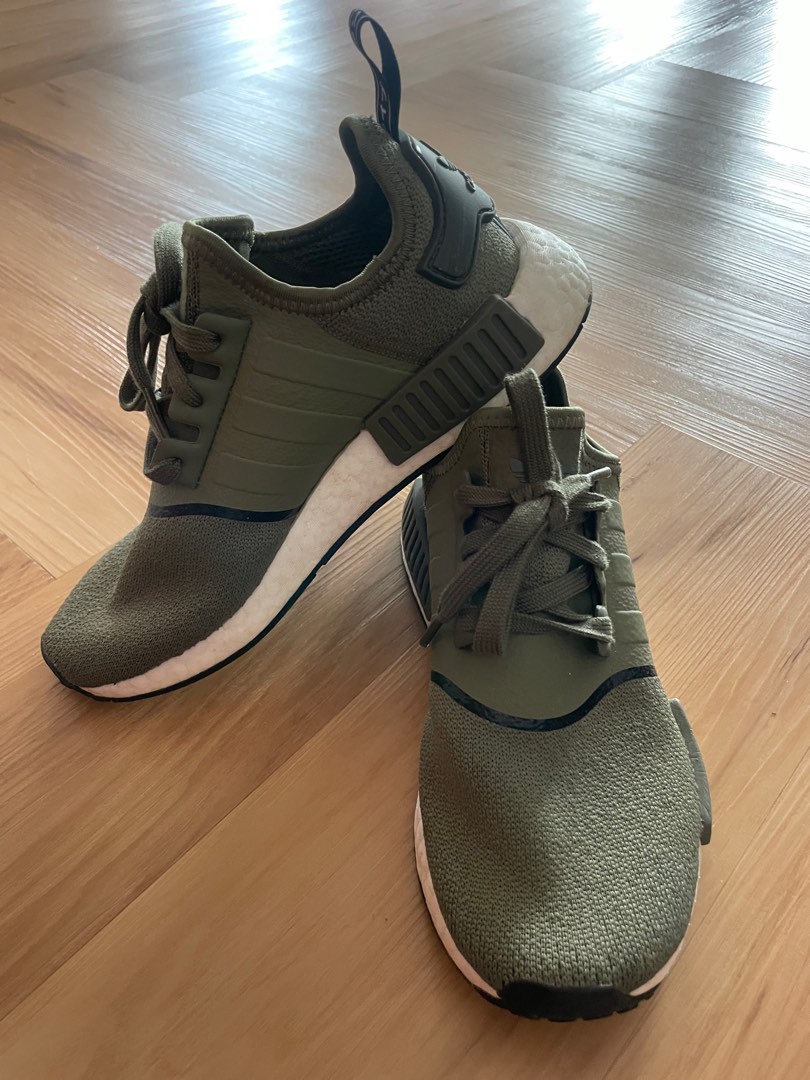 Womens Adidas NMD R1 Sneakers Green UK5 Women s Fashion Footwear