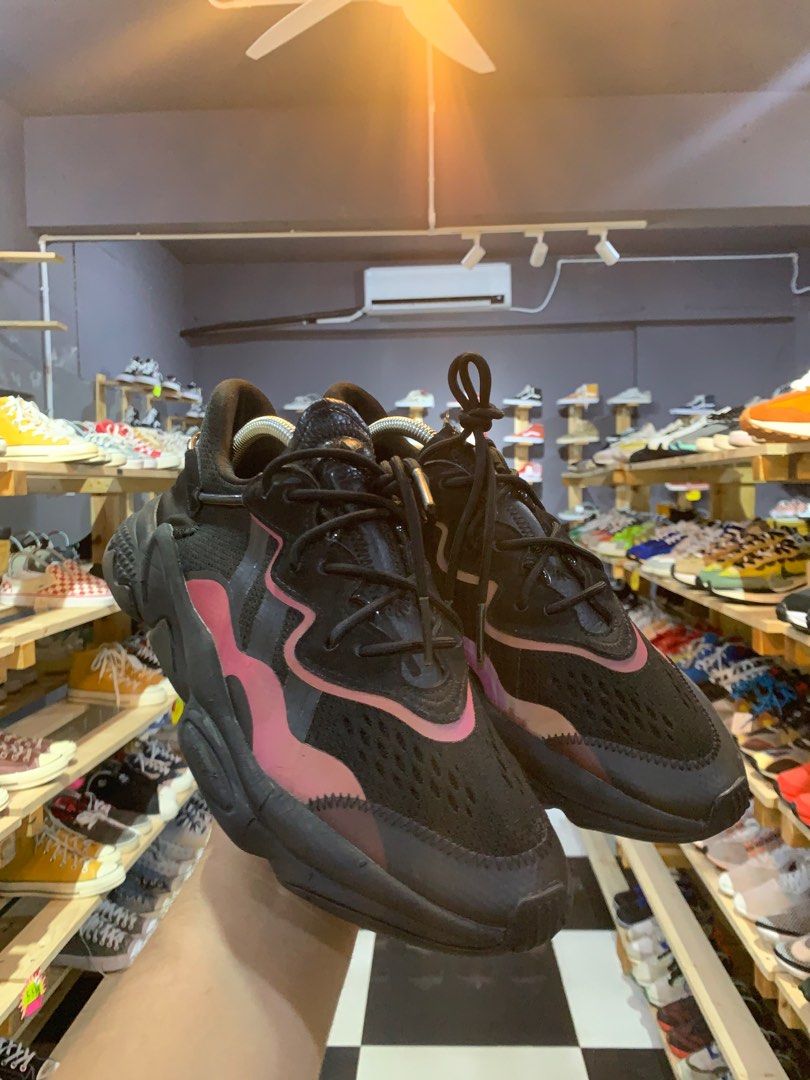 adidas Ozweego Black Iridescent Men s Fashion Footwear Sneakers on Carousell