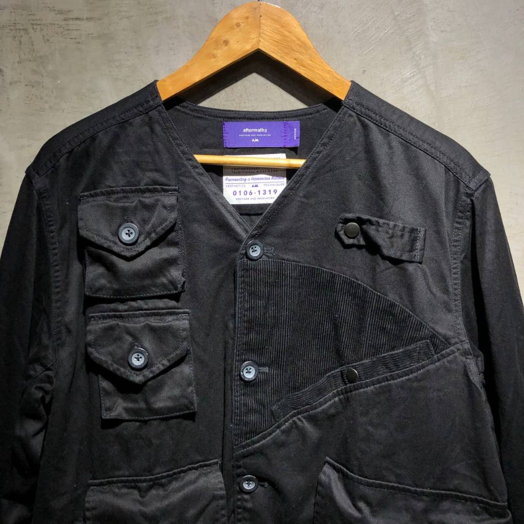 Aftermaths multi pocket jacket (Category: Coats, Jackets and Outerwear) located in Quezon City. Submitted by johnpaulperezzz (Listing ID 1256753208, Image 3). Description: Aftermaths multi pocket jacket COLOR: Black SIZE: Medium FIT: Medium Dimension: Width: 22 Length: 25 Shoulder: 18 Sleeves: 24 Hem: 21 CONDITION: 9/10 ISSUE: None PRICE: 3500 .