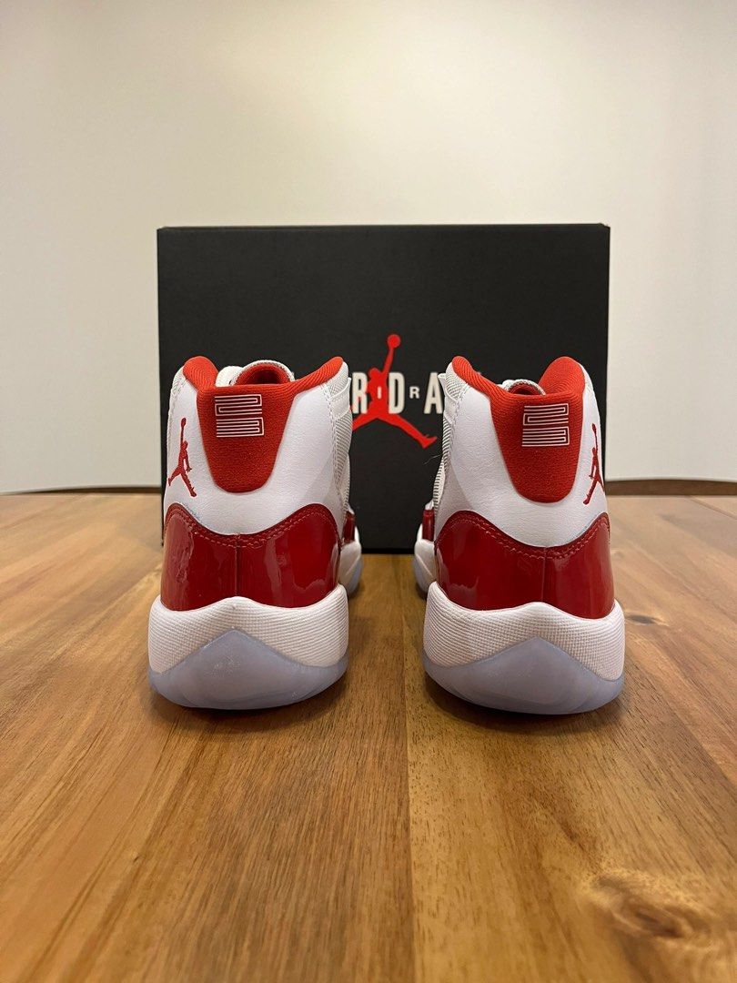 Air Jordan Retro 11 GS Cherry Men s Fashion Footwear Sneakers