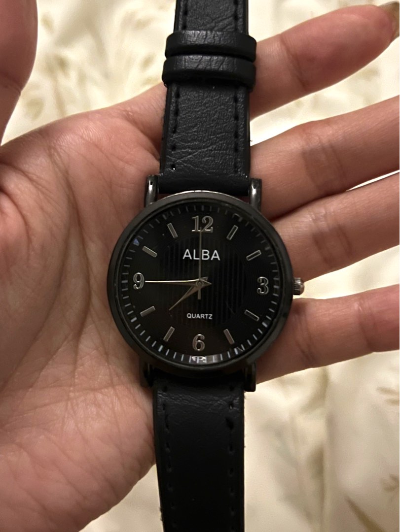 Alba black deals watch
