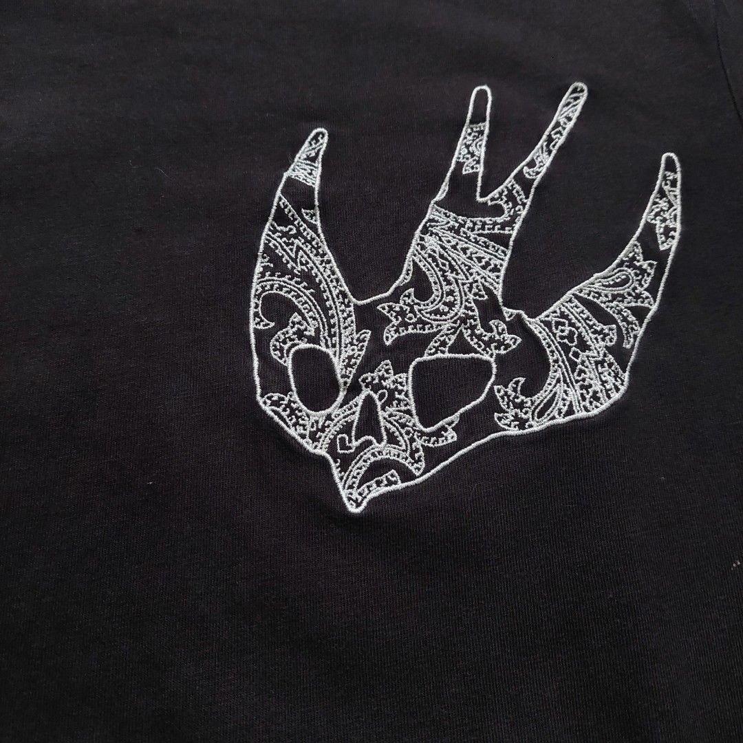 Alexander Mcqueen Swallow T Shirt Men s Fashion Tops Sets