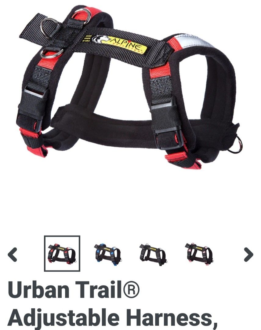59 Alpine Outfitters Urban Trail Heavy Duty Adjustable Harness Pet Supplies Homes Other Pet Accessories on Carousell
