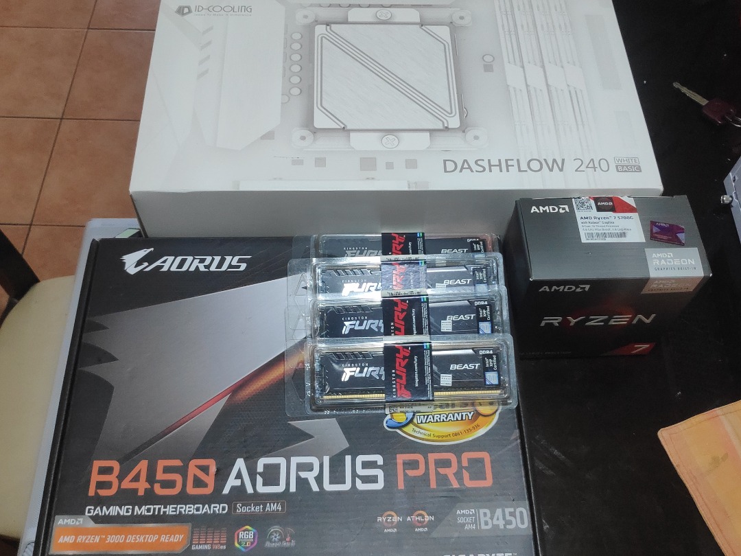AMD Ryzen 7 Bundle (mobo,32gb ram), Computers & Tech, Parts