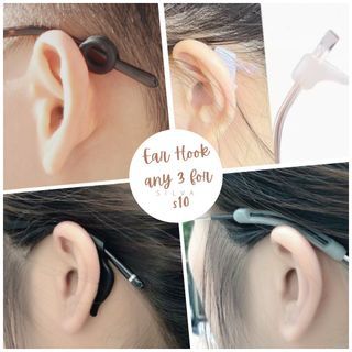 Any 3 pairs of Silicone Anti-Slip Ear hold for Spectacles / Glasses
