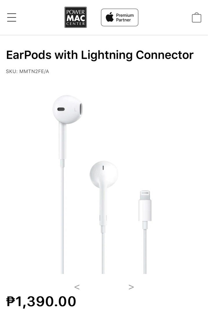 Powermac earpods store