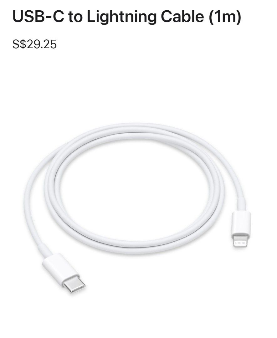 Apple Lightning Cable, Mobile Phones & Gadgets, Mobile & Gadget