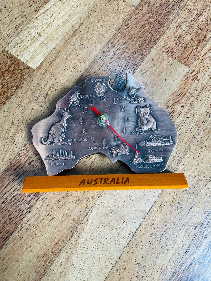 Australian clock, Furniture & Home Living, Home Decor, Clocks on Carousell