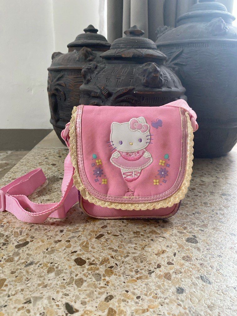 Hello Kitty Crossbody Bags Cartoon Print Kuromi Children Storage Bag  Shoulder Bag Cute Fashion Kawaii Messenger Bag for Women - AliExpress