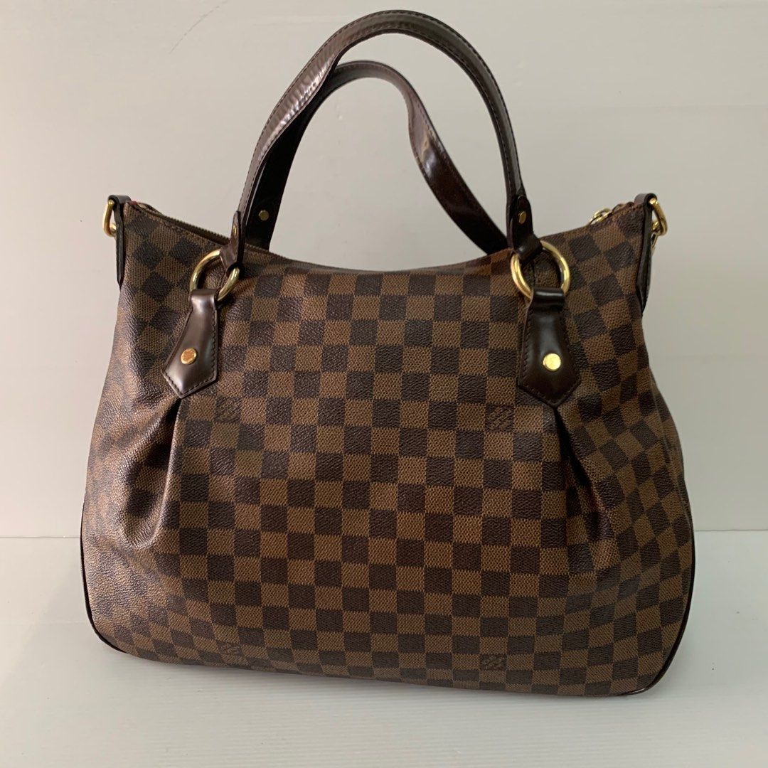 Louis Vuitton Damier Azur Evora MM 2-Way Shoulder Bag