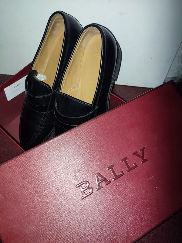 Bally Shoes ORIGINAL size 41 Fesyen Pria Sepatu Sepatu Formal
