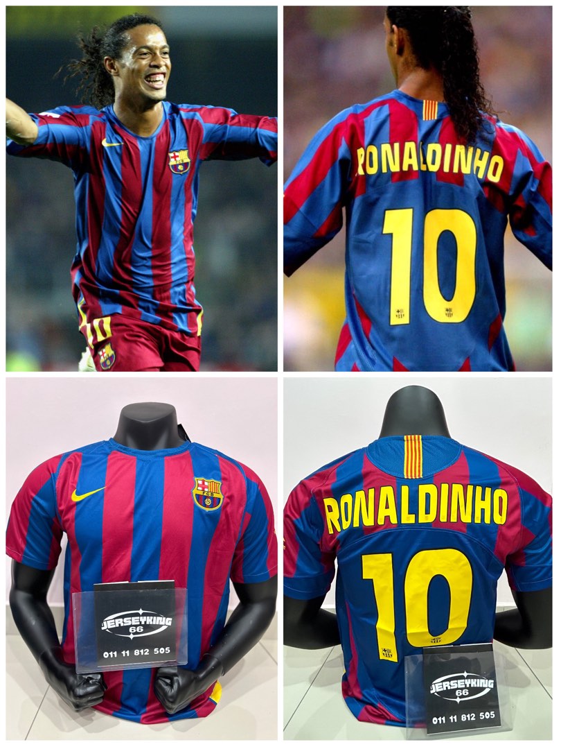 Ronaldinho barcelona jersey 2006 shop