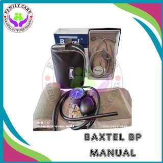 BAXTEL BP MANUAL COMPLETE SET ( ORIGINAL )