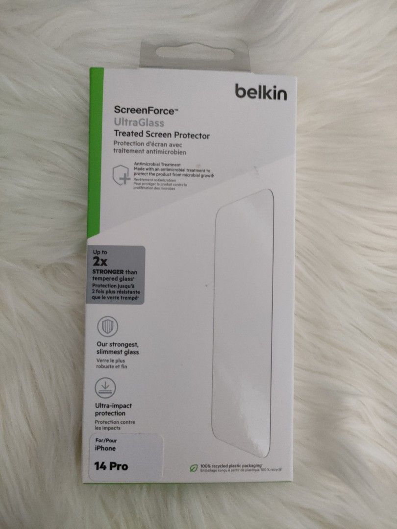 Protège-écran en verre UltraGlass de Belkin pour iPhone 14 Pro Max