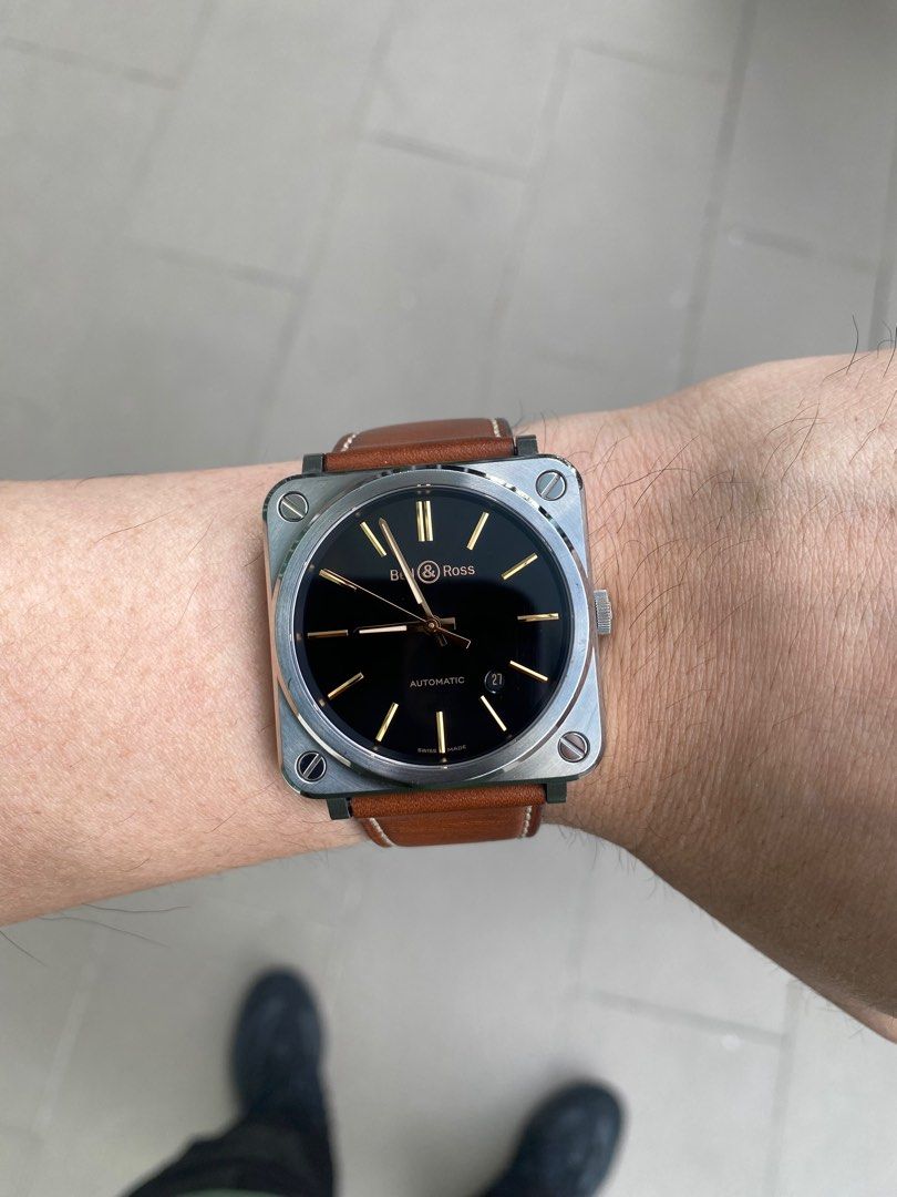 Bell & ross hotsell brs 92 golden heritage