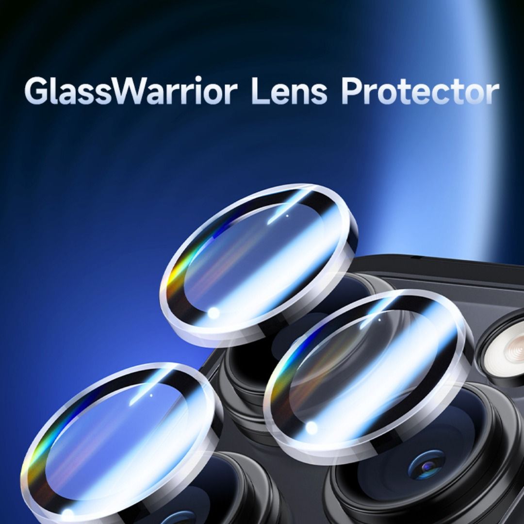 GlassWarrior Lens Protector for iPhone 15 Pro Max