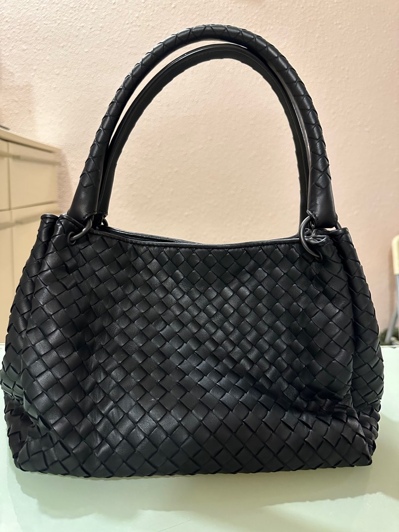 Bottega Veneta Parachute bag in black Luxury Bags Wallets on