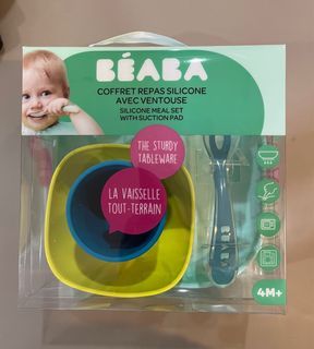 Brand New BEABA SILICONE MEAL SET