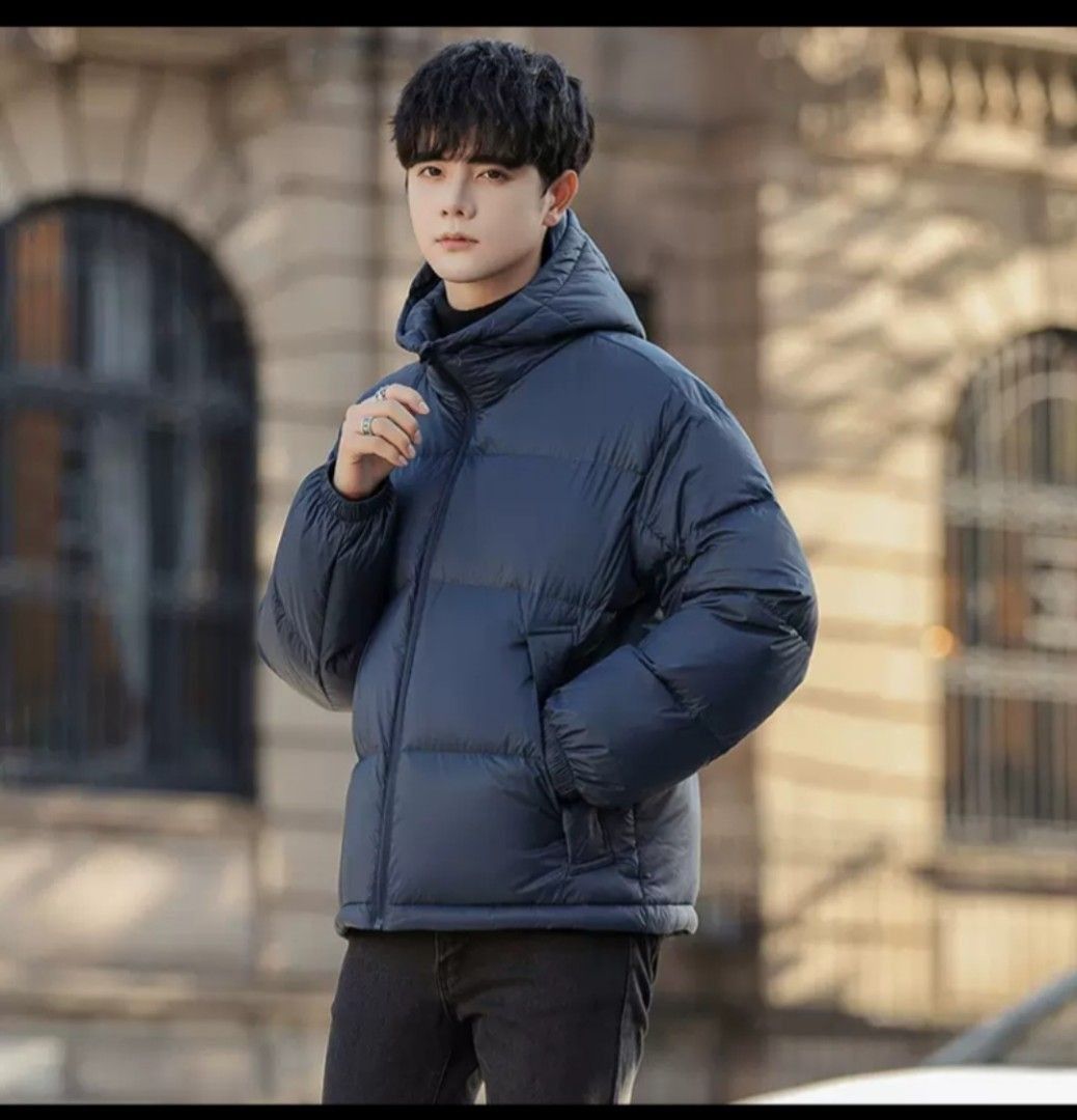 Down cheap jacket blue