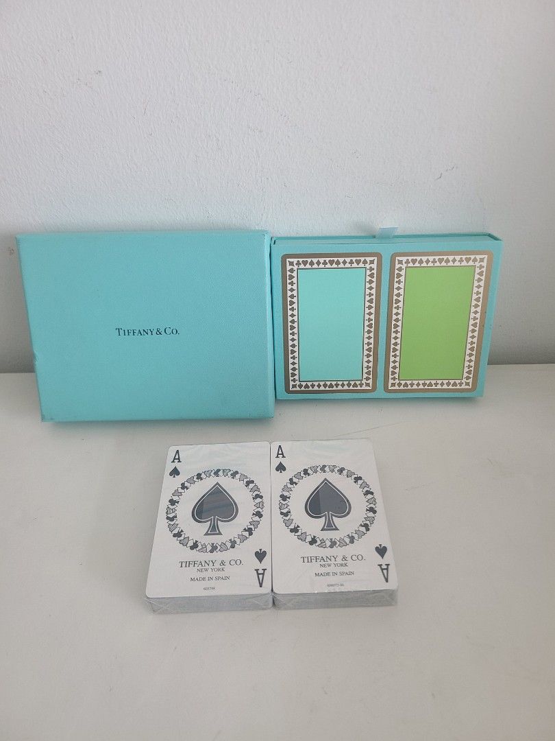 Brand new vintage Tiffany & Co. playing cards set