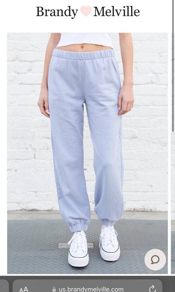 John Galt Heather Grey Rosa Wide Leg Sweatpants