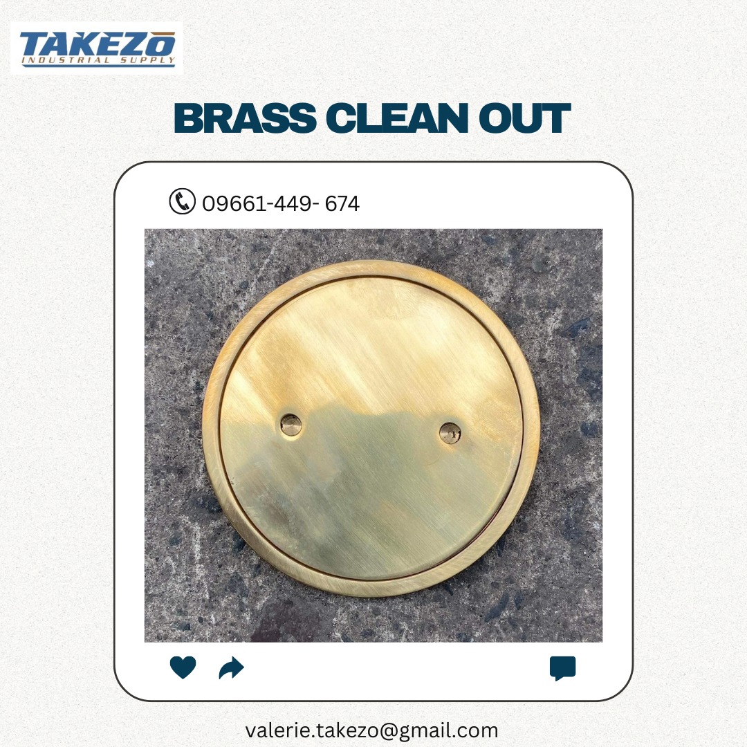 BRASS CLEAN OUT, Commercial & Industrial, Industrial Equipment on Carousell