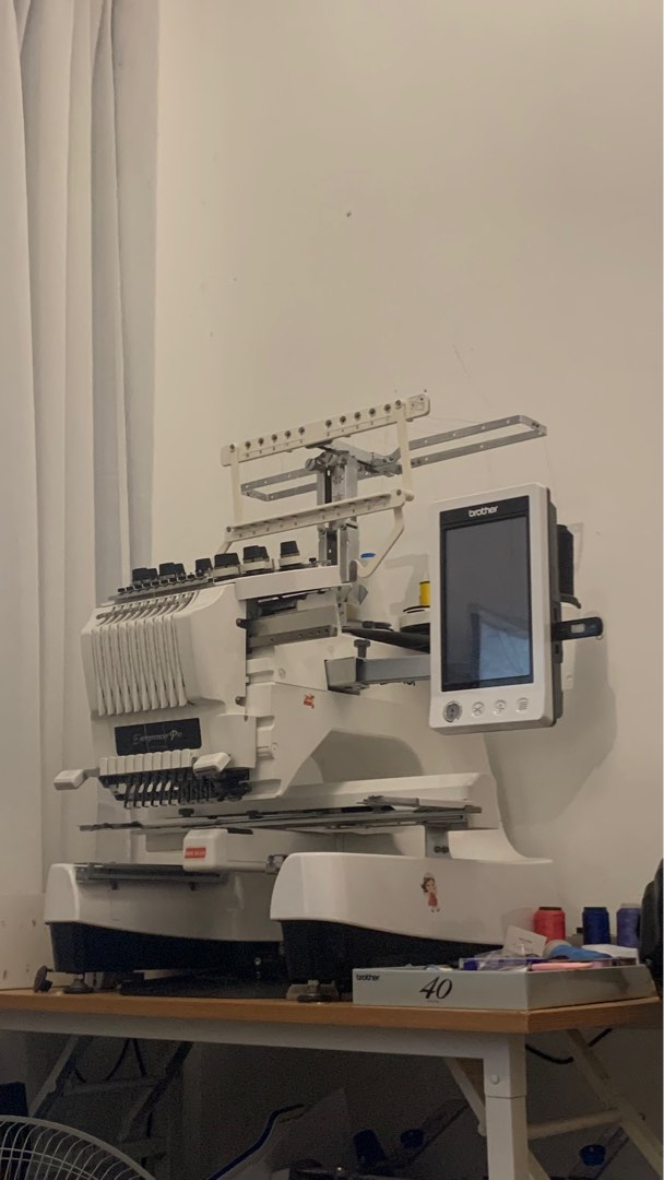 Brother Pr1000e, embroidery machine, Hobbies & Toys, Stationery & Craft