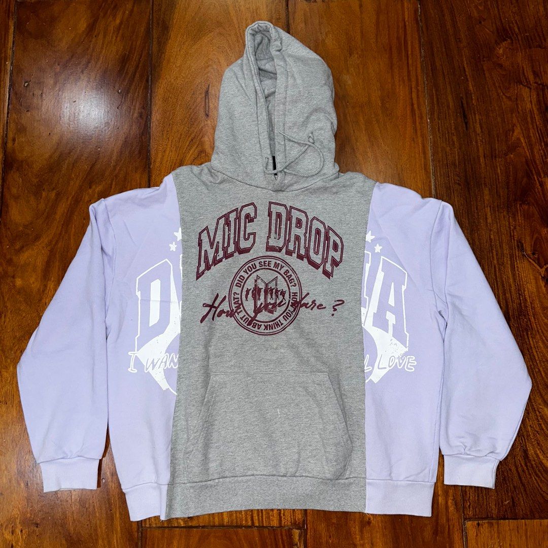 【BTS】micdrop hoodie Lサイズ BTS】micdrop hoodie Lサイズ（BTS MICDROP ZIP-UP HOODIE）