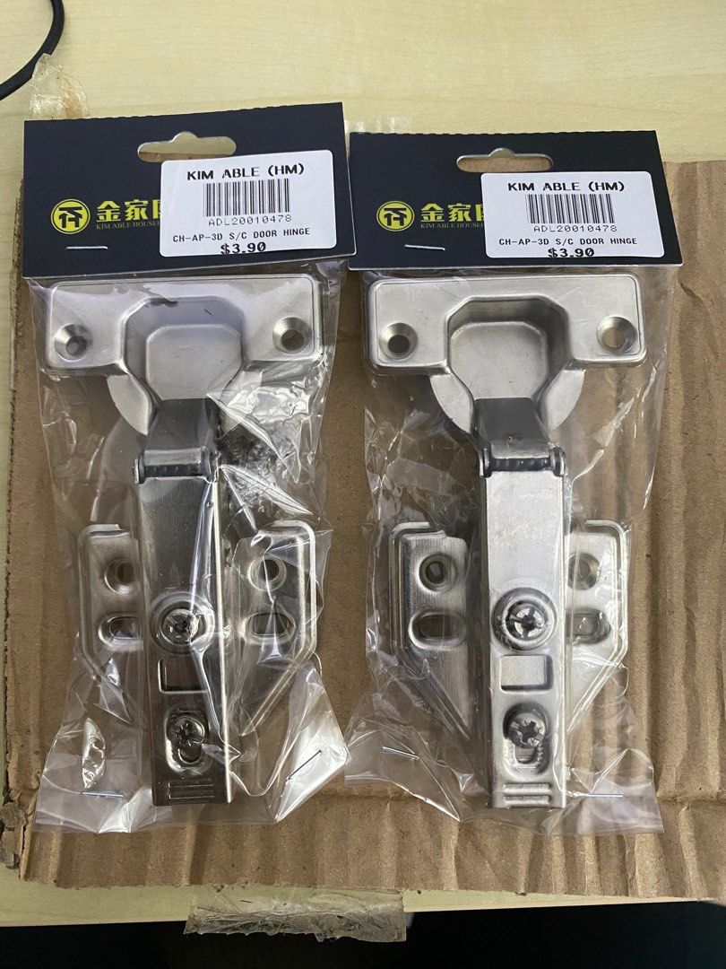 soft close door hinge (1 pair), Furniture & Home Living, Home