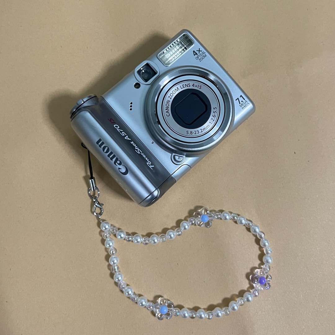 Canon PowerShot A570is Digital Camera Y2K, Photography, Cameras on