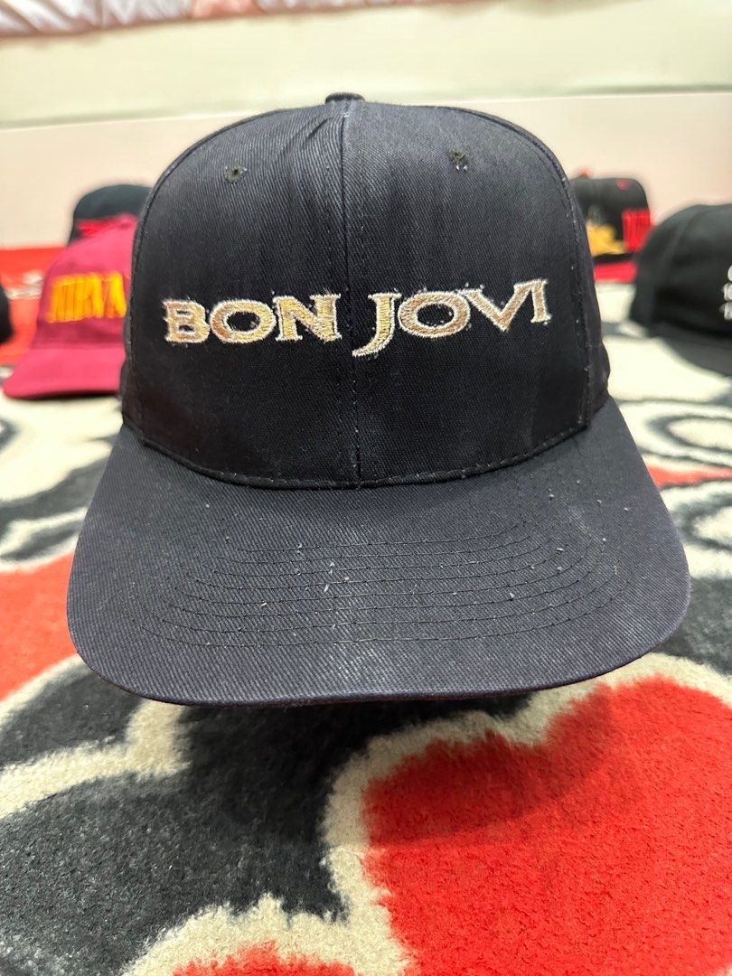 Bon jovi baseball cap sales