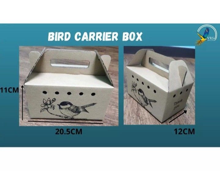 Cardboard 2025 bird carrier