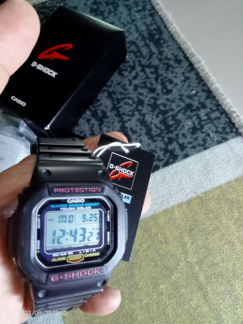 Casio G Shock G 5600E 1DR Tough Solar Men s Fashion Watches